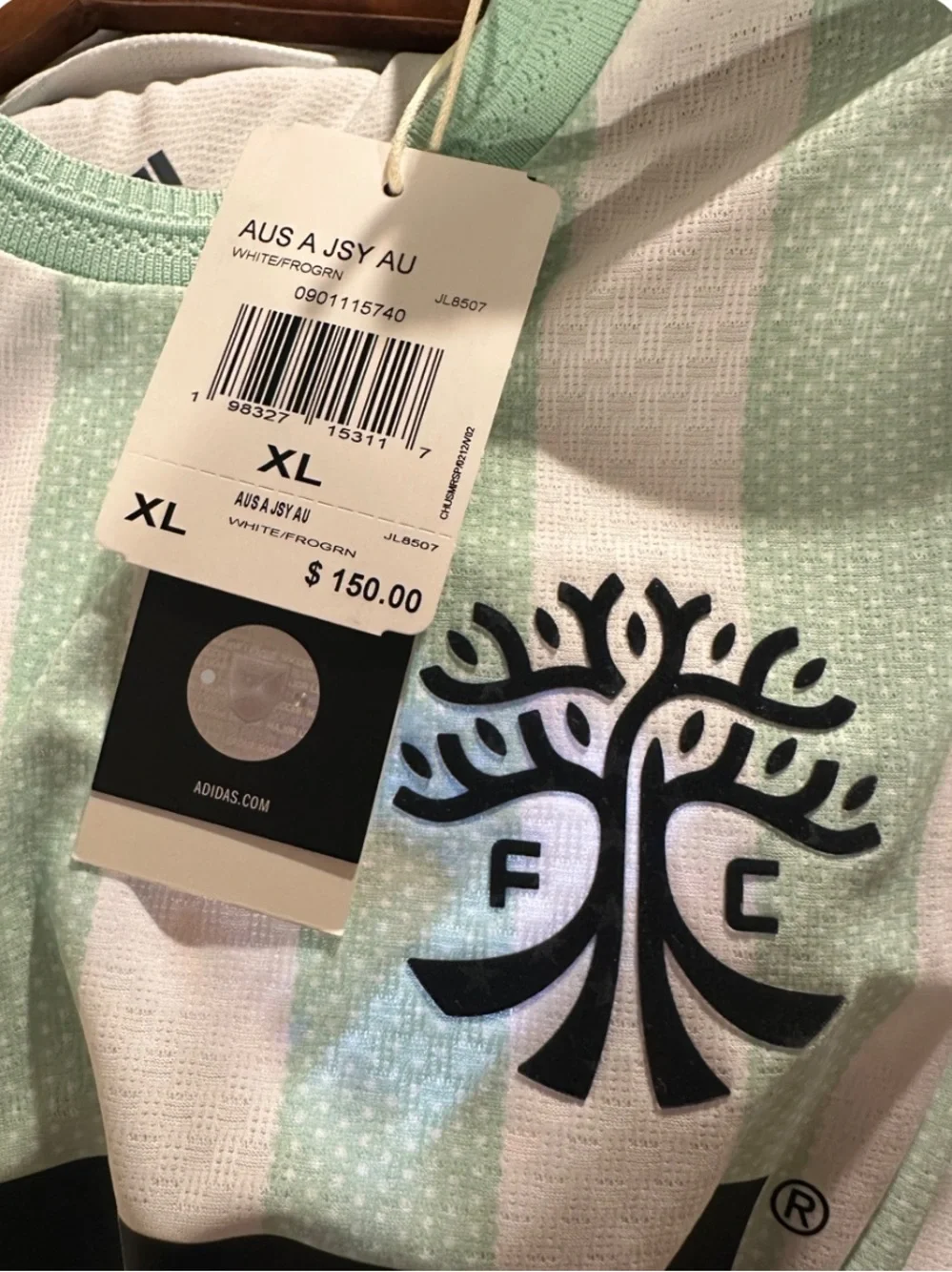 adidas Authentic MLS Austin FC Away Soccer Jersey Size Men’s XL (NWT)
